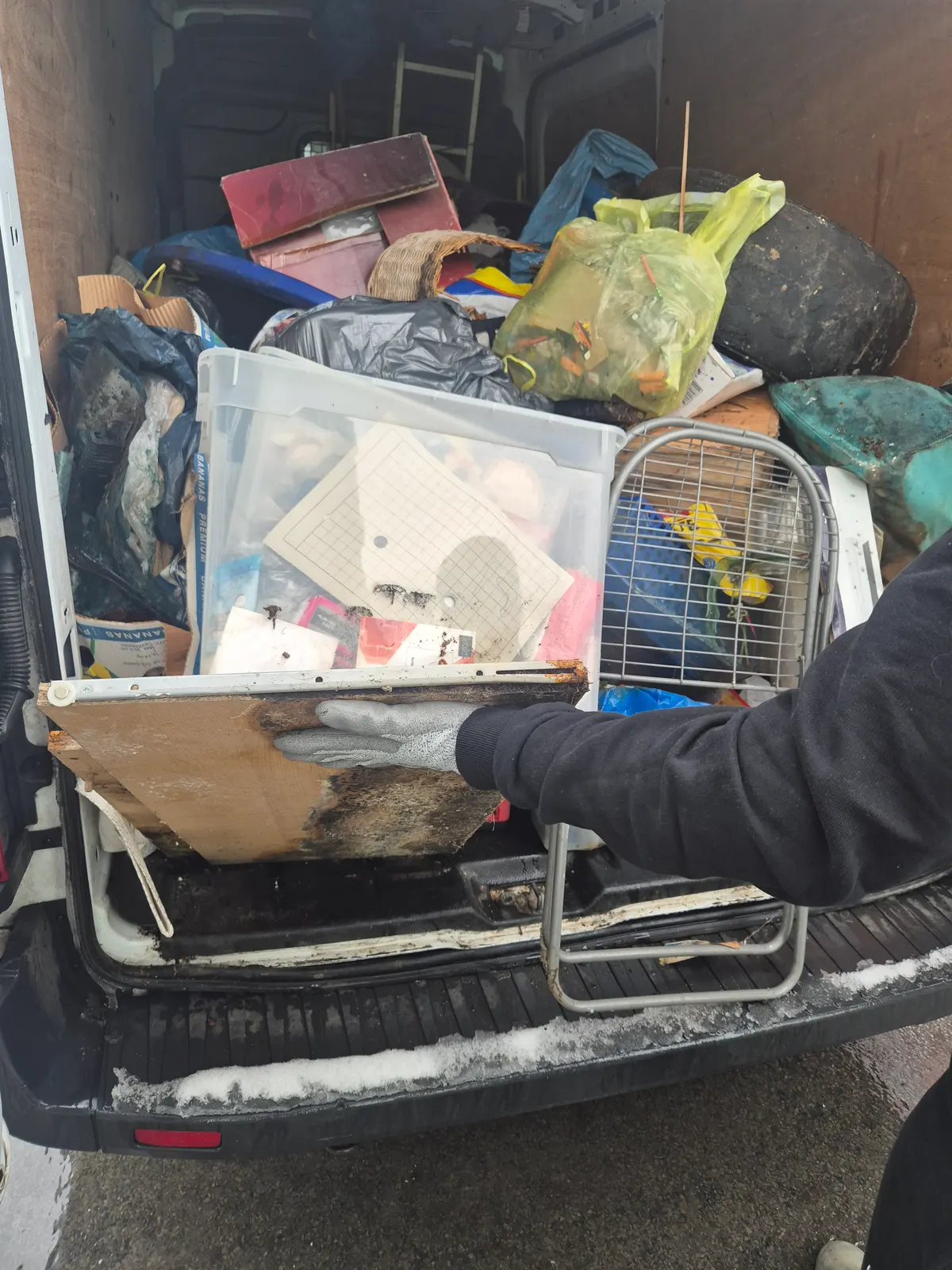 Abtransport vollgepackt